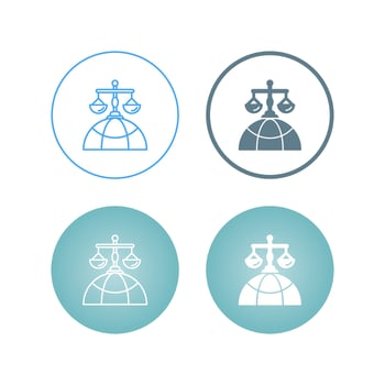 International Law Vector Icon