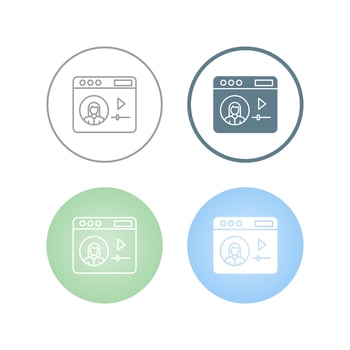 Video Tutorial Vector Icon