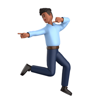 3d businessman executive pose isolated on transparent background, 3d rendering png