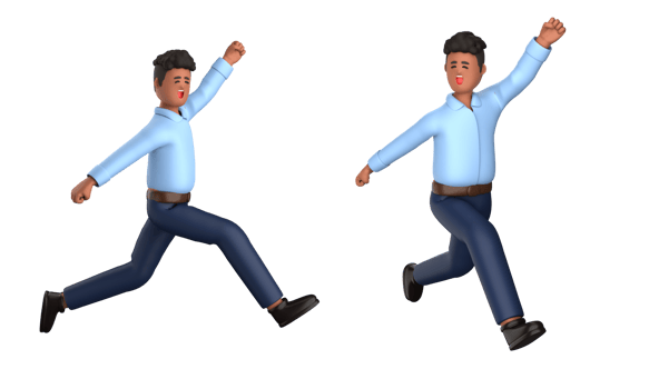 3d businessman executive pose isolated on transparent background, 3d rendering png