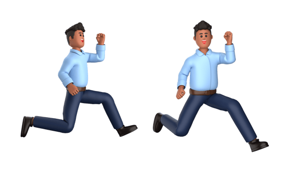 3d businessman executive pose isolated on transparent background, 3d rendering png