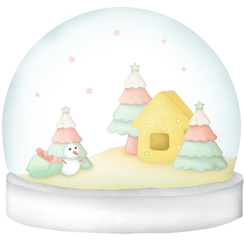 the Christmas snow globe png