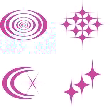 Collection of Streetwear Element Shape. Pro Vector