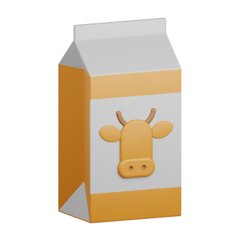 3d rendering milk isolated useful for food, allergen, allergy, disease and antigen design element png