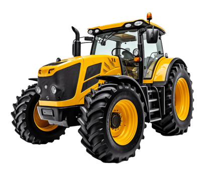 Tractor png isolated Tractor png Tractor agriculture tools transparent background  AI Generated