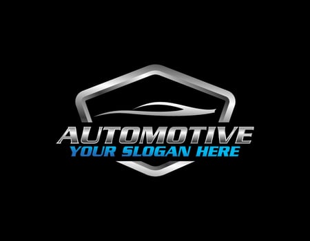 Modern super car, sports car vector silhouettes, outlines, contours isolated on black background. Front, rear and side views.