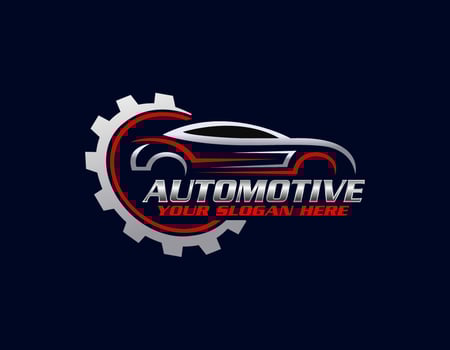 Automotive car logo template vector