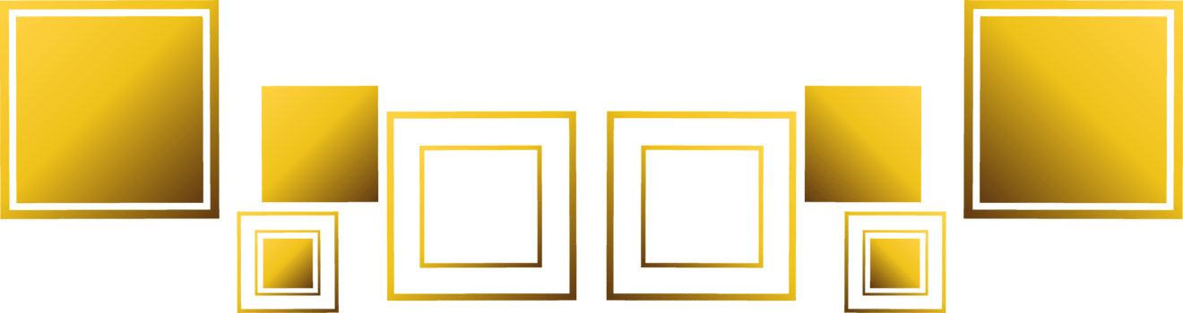 gold geometric decoration png