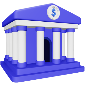 Bank 3d rendering isometric icon. png