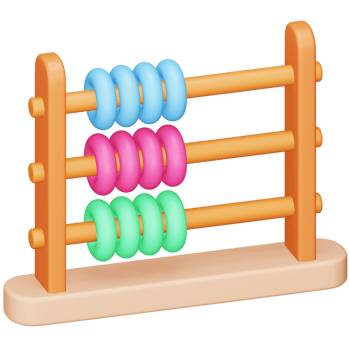 Abacus 3d rendering isometric icon. png