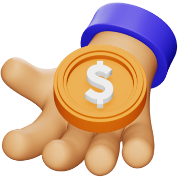 Donation 3d rendering isometric icon. png