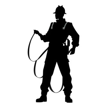 Hard Working Man Silhouette Ai Generative png