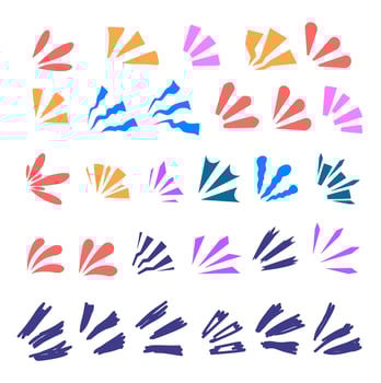 surprise icon. Hand drawn pop surprise line frame. Doodle pop shine line. Sun burst doodle icon. vector