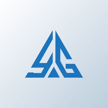 YG letter logo creative design. YG unique design. vector