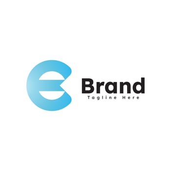 Letter E logo icon design vector template
