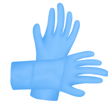 The medical gloves png