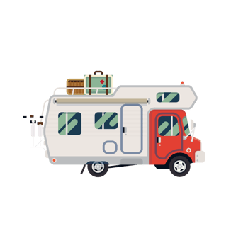 campervan, camping car png