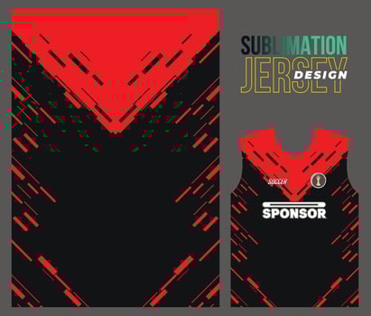 Vector jersey sports design for racing cycling football gaming motocross