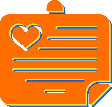Love notes Vector Icon