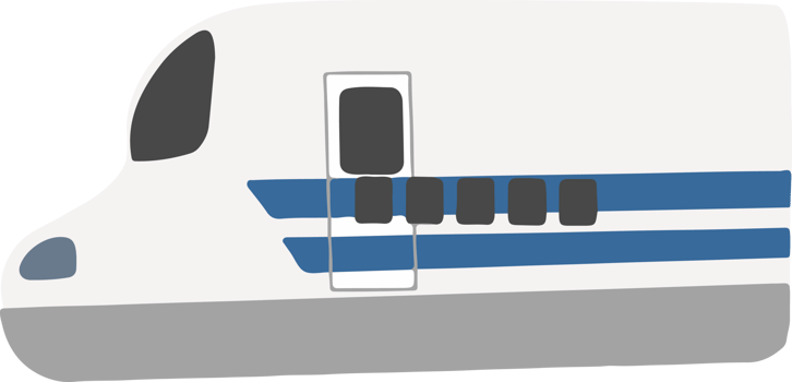 japan shinkansen train icon illustration png