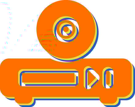 DVD Drive Vector Icon