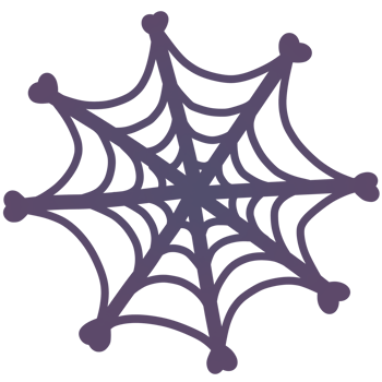 purple spider web png