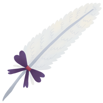 white feather pen png
