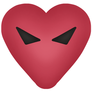demonic red heart png