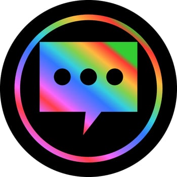 Single Message Bubble Vector Icon