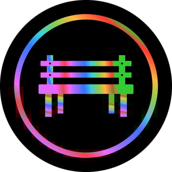 Wooden Bench Vector Icon