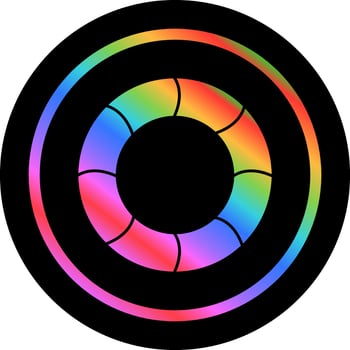 Swimming Tire Vector Icon