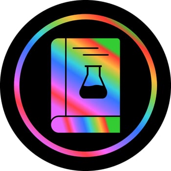 Chemistry Book Vector Icon