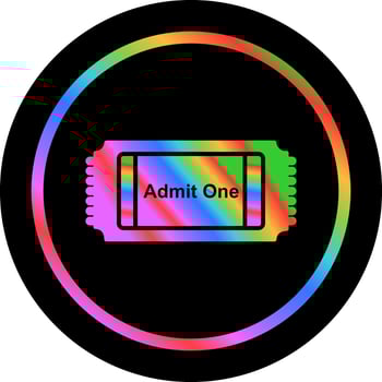 Movie Ticket Vector Icon
