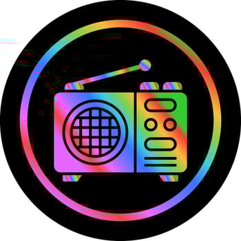 Radio Vector Icon