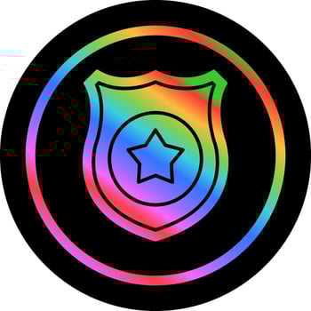 Police Shield Vector Icon