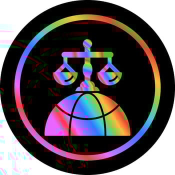 International Law Vector Icon