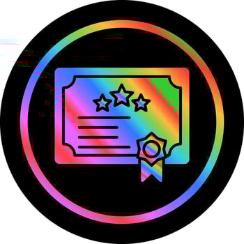 Diploma Vector Icon