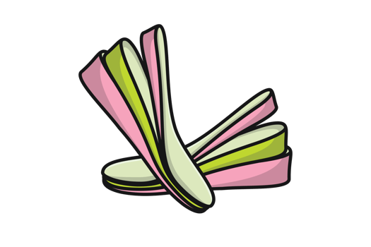 Comfortable Orthotics Shoe Insole Front View illustration. png
