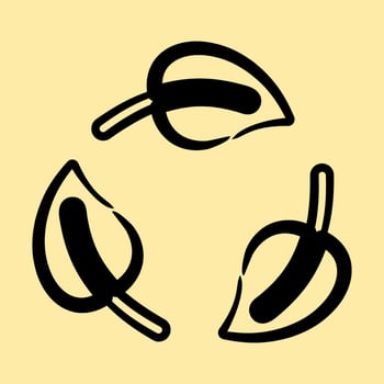 Icon recycle. Ecology and environment elements. Icons in hand drawn style. Good for prints, posters, logo, infographics, etc. vector