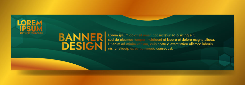 Abstract green Luxury Wave Background vector