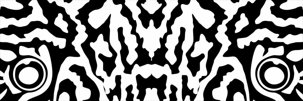 Artistic Motifs Pattern Inspired by Symphysodon or Discus Fish Skin, for decoration, ornate, background, website, wallpaper, fashion, interior, cover, animal print, or graphic design element vector