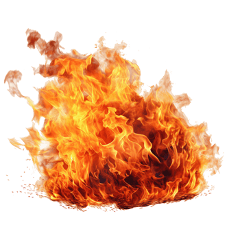 explosion fire . AI Generated png