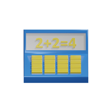 Back to School Preparation Education 3D rendering icon png