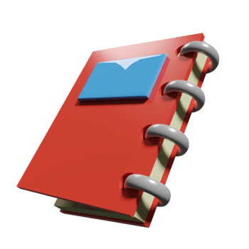 Back to School Preparation Education 3D rendering icon png