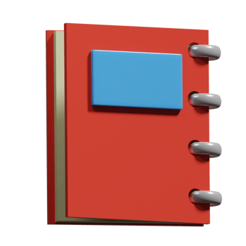 Back to School Preparation Education 3D rendering icon png