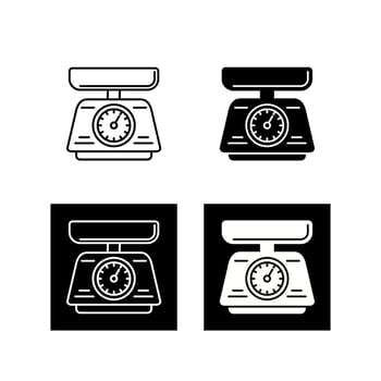 Weight Scale Vector Icon