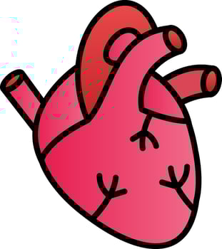 Heart Disease Vector Icon Design