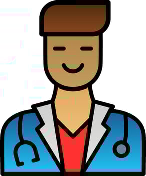 Doctor Vector Icon Design