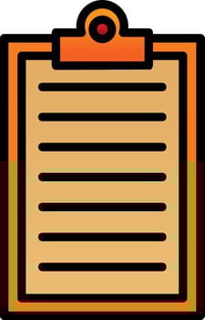 Clipboard Vector Icon Design
