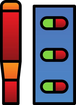 Nicotine Inhaler Vector Icon Design